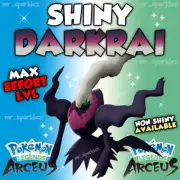 ✨ SHINY DARKRAI ✨ MAX EFFORT ✨ Shiny Pokemon Legends Arceus ✔️ FAST SHIPPING