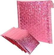 Veemoon 20pcs Foam Bag Convenient Package Portable Envelopes Shipping Shipping Bag for Small Business Small Mailers Mailing Bag Color Aluminum Foil Film Rosy