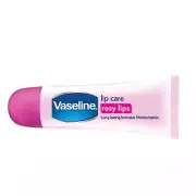 Vaseline Rosy Lips Lip Care, 10 PC x 10 Gram, For UVA and UVB sun creams