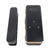 Smart Glass Door Safety Lock Glass Door Fingerprint Password Lock Keyless US