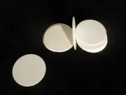 ALUMINA CERAMIC DISK SUBSTRATE 2.20” (56 mm) DIA X 0.025” (0.65 mm) T. No.: 77