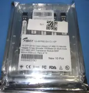 a 10 Pack of FIBAY 1G-SFP85-SX-CI Transceiver Module MMF 850nm,550m,LC