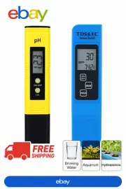 Digital pH Meter & TDS Meter (2 Separate Devices) – Water Quality Tester Kit