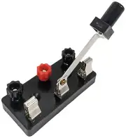 SPDT Knife Switch (Single Pole Double Throw), 2.98" × 1.36" × 1.15"