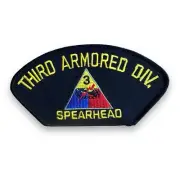 THIRD ARMORED DIVISION Spearhead - Iron/Sew Embroidered Patch