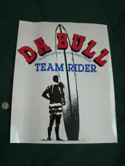 Greg Noll Da Bull 'Team Rider' 12x18in Classic Longboard Vintage Surfing Sticker
