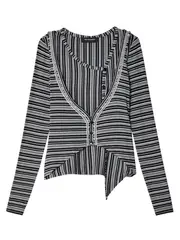 [Kiko Kostadinov] Double Jersey Cardigan