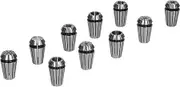 10Pcs Spring Collet, ER16 Drill Chuck Set High Speed Steel Spring Collet for CNC Engraving Machine Milling Lathe