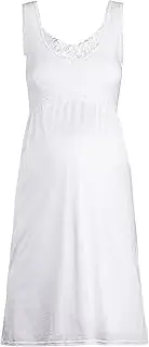 [Valair] Maternity Full Slip for Pregnant Women - Cotton/Lycra Top, Nylon Bottom