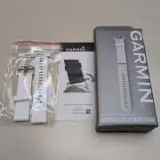 Garmin 010-13114-01 Quick Release 20mm White Polished Silver Band - FREE SHIP!