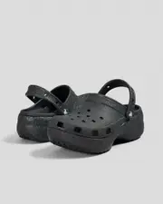 [Crocs] Crocs Women's Platform Glitter Clogs Shoes in Black Size W7 W7 Black