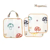 在飛比找momo購物網優惠-【Hoppetta】六層紗蘑菇手帕夾組