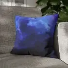 CUSHION COVER PILLOW CASE|BLUE NEBULA SPACE GALAXY