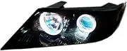 Headlight Assembly Daytime Running Light With Angel Eye Compatible With Kia Sorento 2009-2012(Led)