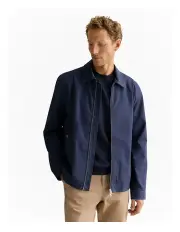 [Trenery] Cotton Harrington Jacket in Strong Blue