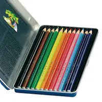 在飛比找ETMall東森購物網優惠-GIOTTO STILNOVO 水溶性彩色鉛筆(12色)鐵盒