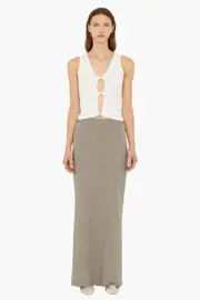 FASTEN WOOL SKIRT