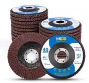 Flap Disc 4 1/2 Inch 20 Pack for Angle Grinder Sanding Disc