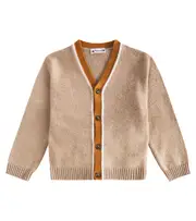 [Bonpoint] Bonpoint Garfield cashmere cardigan Y 12 brown