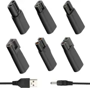 7Pack Power Cord 5V Replacement Charger USB Adapter Suitable for Hair Clippers,