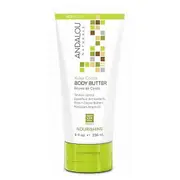 Andalou Naturals Nourishing Body Butter, Kukui Cocoa 8 oz (Pack of 1)