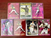 Assorted San Diego Padres Lot (14 Cards) - Topps Inserts, Refractors, RCs