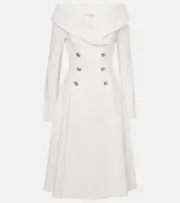 [Dorothee Schumacher] Dorothee Schumacher Pleated blazer dress AU 12 white
