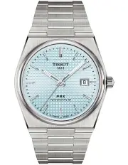 [Tissot] PRX Powermatic 80 T1374071135100 Watch in Ice Blue