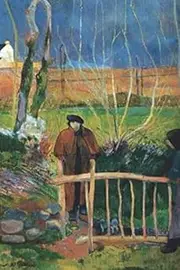 Post Impressionism Notebook: 6x9 lined attractive Paul Gauguin artwork themed notebook journal. Great art lover post-impressionist themed gift. Bonjour Monsieur Gauguin