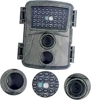 Kisangel Waterproof Hunting Camera Night Vision Camera for Outdoor Courtyard Security No Battery Included