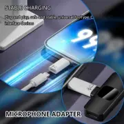 Audio Adapter 8-PIN to USB 30 OTG in 2-in-1 Microphone Adapte For Iphone✨s S1D7