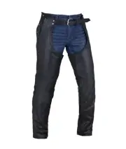 Dream Apparel Cowhide Leather Chaps With Zipper And Multi - Pocket 4XL