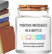 Mental Health Affirmation Messages Jar | Affirmation Messages Jar - Daily Inspiration Affirmations Bottle for Sister Girlfriend Daughter Wife