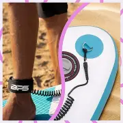 BPS New Zealand Premium Surfboard Leash - 10ft Strap Surf Board/ PaddleBoard