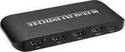 Switcher 8K 3 in 1 Out 2.1 Switcher 3 Port with IR Remote Support 8K 60Hz 4K 120Hz HDCP 2.3 for PS5 UHD TV Projector with Wire-Desktop Controller Black One Size