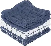 Ritz Premium Kitchen Towel Highly Absorbent, Super Soft, Long-Lasting, 100% Cotton Terry Dish Towels, Hand Towels, Tea Towels, Bar Towels, 6-Pack, 12"x12", Federal Blue