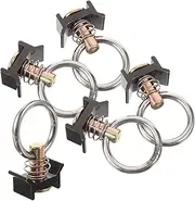 ARTIBETTER Practical Ring Fitting 5pcs Set in Stainless Steel for l Shaped Rails and Cargo Trucks