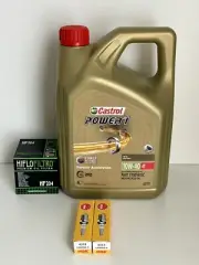 Yamaha MT07 XSR700 Service Kit (Castrol Oil, Oil Filter and NGK Spark Plugs)