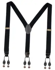 Button Suspenders for Men Dress Pants and Tuxedo Heavy Duty Big and tall Y