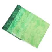5Pcs Cotton Quilting Fabric Smudge Dyed 19.7in Long 17.7in Wide Patchwork Fabric