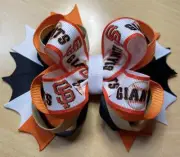 San Francisco Giants Baseball Hair Bow - 5 Inches