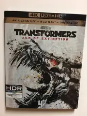 Transformers: Age of Extinction (4k UHD Blu-ray/Blu-ray,Digital) NEW w/slipcover