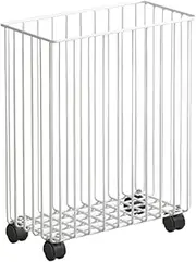 Kuntesetty Mat Storage Basket, Home Gym Storage Basket, Space Saving Dirty Clothes Basket, Laundry Basket, white