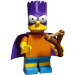 【台中翔智積木】LEGO 樂高 辛普森 二代 71009 5號 BARTMAN 霸子 蝙蝠裝