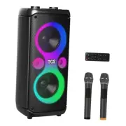 Karaoke Machine for Adults with 2 Microphones, Dual 6.5" PA System for Party