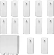 RNXSIB Picture Hooks Nails, Adhesive Nail for Picture Frames, Adhesive Nails, Pack of 12, 2.7 cm x 7.5 cm, White, Ideal for Dorm, Apartment, Home and Office, Damage-Free Attachment