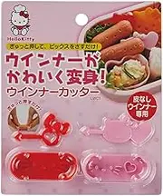 Skater Hello Kitty Sausage Cutter Mold with Pick Set of 2