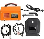 Portable Welding Machine with LCD Display, Adjustable Current 20-200A, IGBT Technology, 4.7KVA Capacity, Includes Welding Mask and Ground Clamp, Suitable for Steel & Cast Iron