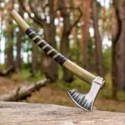 Viking Hand forged axe Norse hatchet High carbon steel ax Tomahawk 21.25" 54 cm