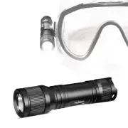 ORCATORCH D560 Mini Scuba Dive Light Headlamp Rotary Switch Underwater Torch ...
